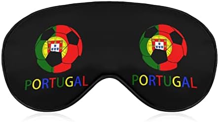 Portugal Soccer Máscara para os olhos Sono vendidos com bloqueios de cinta ajustável Blinder leve para viagem para dormir