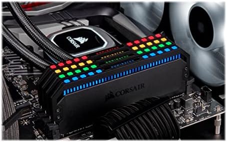 Corsair Dominator Platinum RGB 64GB DDR4 3200MHz C16 AMD Memória de mesa otimizada em preto