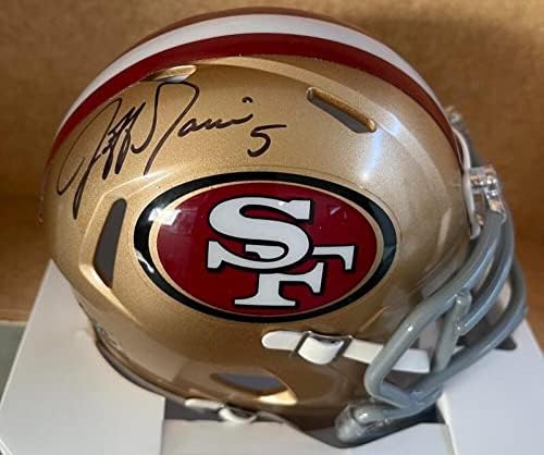 Jeff Garcia 49ers assinou o Mini Speed ​​Helmet PSA 3T61795