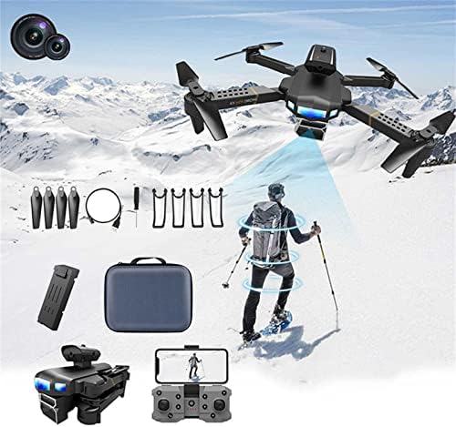 Mini drone com HD 1080p Dual Camera, Quadcopter remoto equipado com 1 bateria, retorno de um botão, rolo de 360 ​​°, drone para iniciantes