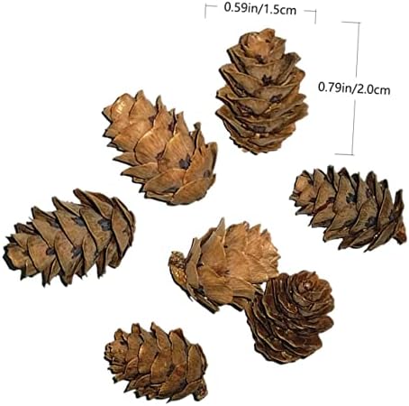 ABAODAM 50 PCS Small Pine Pine Pine Fosted Pines Pine Cone Adornment Realistic Pines Props Artificial