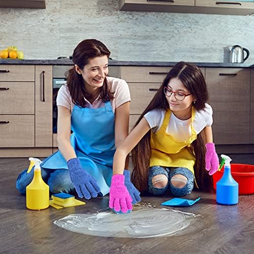 Luvas de limpeza de pó de sibba Livnes Lutas reutilizáveis ​​Casa de cozinha Remoção de poeira Mitts Para persianas