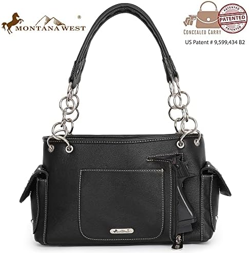 Montana West Patriótico Mulher Faleira Craquedada de Satchel Bolsa American Bandle Burse and Crossbody Bag