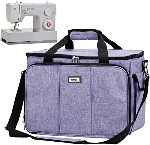 Máquina de costura de casas de transporte com vários bolsos de armazenamento, sacola universal com alça de ombro compatível