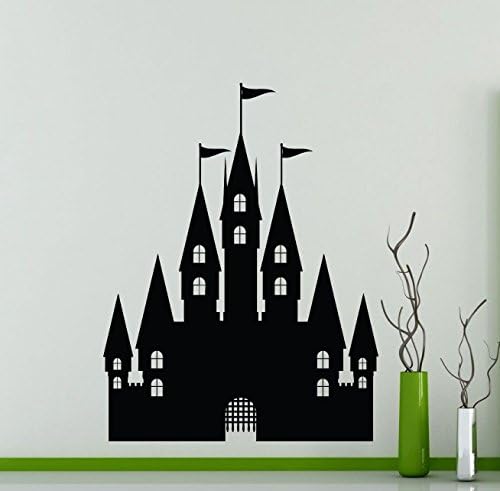 Castle Wall Decals Vinil adesivo Prind Wall Art Design Baby Room Kids Decor Cartaz de berçário Mural personalizado 297xx