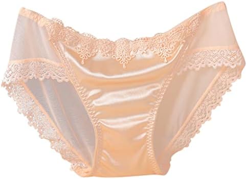 Calcinha feminina calcinha de renda de renda de biquíni respirável suave Briefres de lingerie de lingerie de malha de malha para mulheres