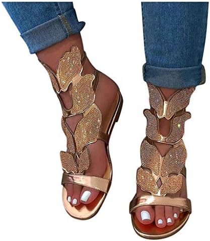 Sandálias femininas abertas de pé de salto baixo sandálias de sinógrafo sandálias casuais sandálias de moda conforto