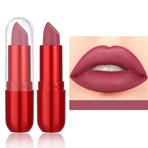 Lip Fondue 3D Batom com maquiagem labial Veludo duradouro High Pigmment Nude Impermeável Lip Girl Girl Ladies Makeup