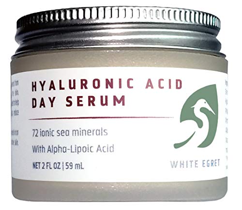 Soro do dia do ácido hialurônico da garça branca com 72 minerais iônicos e ácido alfa-lipóico para fortalecimento, firmamento e apertar
