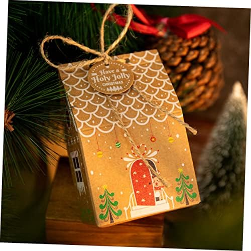Kisangel 1 Set Packing Paper Calendários Bakery for Decor Calendar Christmas Com Countdown Numbers Clips Advent Sacos Sacos