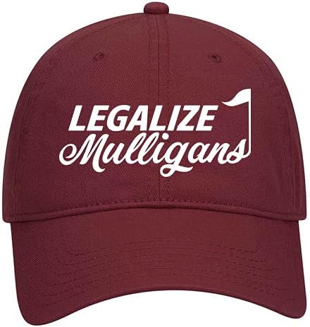 Engraçado de golfe legalize o Mullans Men's Bordado Otto Baseball Cap Hat