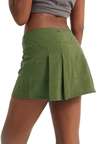 Saias de tênis plissadas femininas de Jegge com shorts embutidos e 3 bolsos de exercícios de golfe esportes casuais skorts