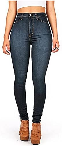 Jeans de cintura alta Lariau para mulheres Pocket Pocket Pocket Home feminino Y2K Ripped calça de jeans