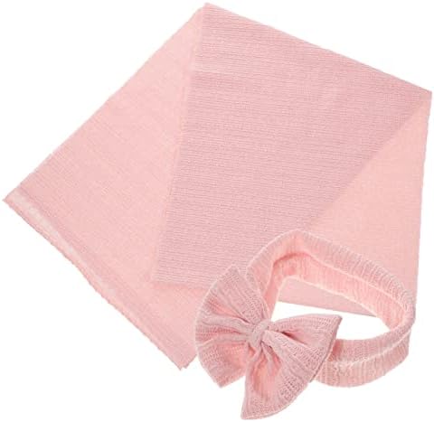 Kisangel 4 conjuntos de recém -nascidos anti -Startle Baby Pink adereços poliéster