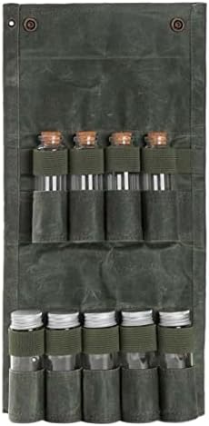 Kit de viagem de especiarias de acampamento de eelabper com bolsa de especiarias portátil Bag de armazenamento 9pcs Mini garrafa