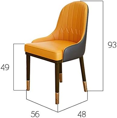 WJCCY Solid Wood Dining Chair Cadeira de cadeira traseira Cadeira de maquiagem Cadeira de restaurante Cadeira de