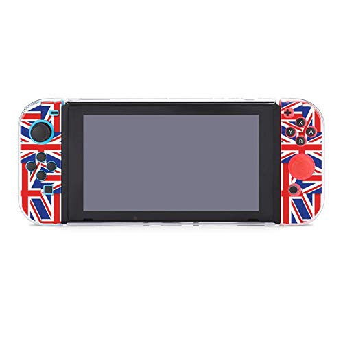 Caso para o Nintendo Switch, British Flag Fiveieces Definirá acessórios de console de casos de capa protetora para o comutador