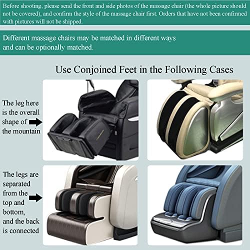 Tampa de cadeira de massagem Riyifer, tampas para a poltrona reclinável feita de tecido elástico destacável lavável corpo