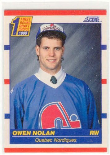 Pontuação 1990-91 Owen Nolan Rookie Card