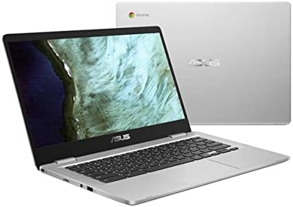 ASUS 2021 Chromebook 14 HD Anti-Glare Laptop Intel Celeron N3350 Gráfico HD de núcleo dual 500 4GB DDR4 64GB EMMC USB Typc-C leve
