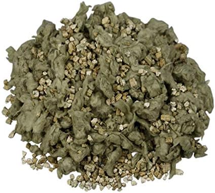 Barton 6 onças brasas brilhantes rocha lã com vermiculita resistente a gás resistente a gás ventilado ou ventilação grátis insere