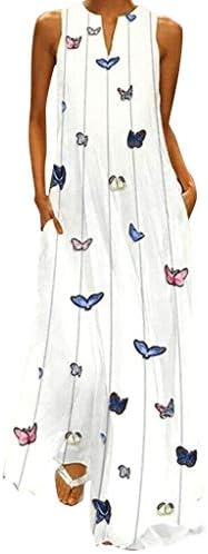 Vestidos de Zefotim Maxi para Mulheres 2023 Vestra Vintage Floral V Dress Vestido Casual Casual Vestidos de festa