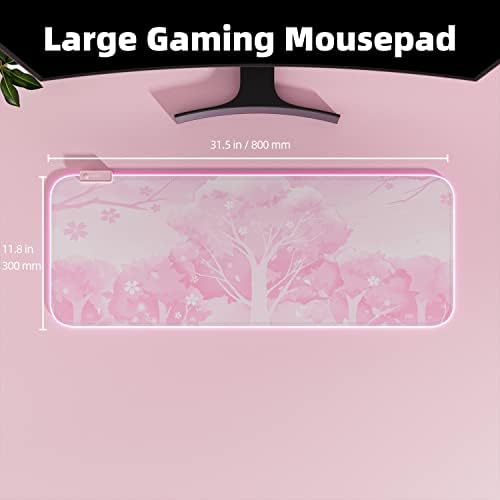 MyTrix Sakura Pink Cherry Blossom Mouse Pad e alto -falante Bluetooth