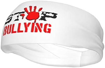 Pare de bullying headwearwarwarex esporte bandas de suor esticadas faixas de cabelo não deslizantes para ioga executando