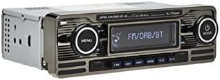 Calibre rmd120dab -bt -b - rádio automático com bluetooth, dab+ - retro look preto cromado