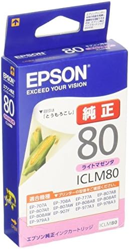 Cartucho de tinta de milho Epson ICLM80 genuíno, magenta leve