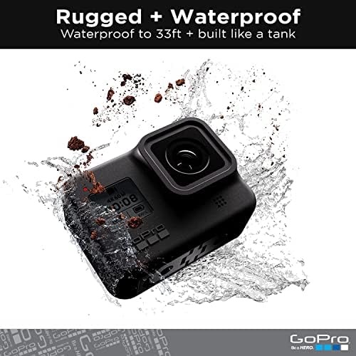 Embalagem de comércio eletrônico da GoPro Hero8 Black - câmera de ação digital à prova d'água com tela de toque 4K HD