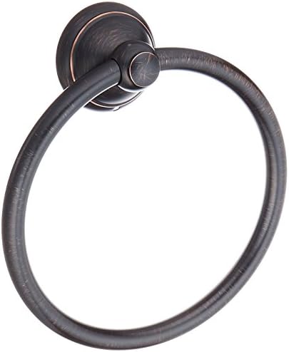 Hansgrohe -Towel Ring Tomemyless 7 polegadas Classic Holder em Bronze esfregado, 06095920