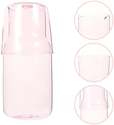 Copos de vidro de cabeceira poço de água de vidro de vidro Kettle Kettle Water Water With Water com bebida coada garrafa