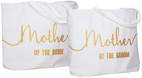 Presentes de chuveiro de noiva elegante para a mãe da noiva do noivo, conjunto de sacola de sacola de 3 presentes de casamento