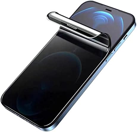 LXEEOLX [Protetor de tela de hidrogel de privacidade 2PCS para iPhone 11 Pro Max, Alta sensibilidade Nanotecnologia Soft TPU