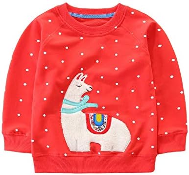 Hongshilian unissex Kids Charton Cotton Sweater camisa