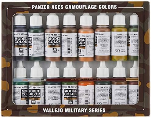Conjunto de tinta Vallejo Panzer Aces