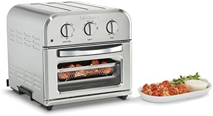 Cuisinart ToA-26 Compact Airfryer Toaster forno, motor de 1800 watts com funções 6 em 1 e ampla faixa de temperatura,