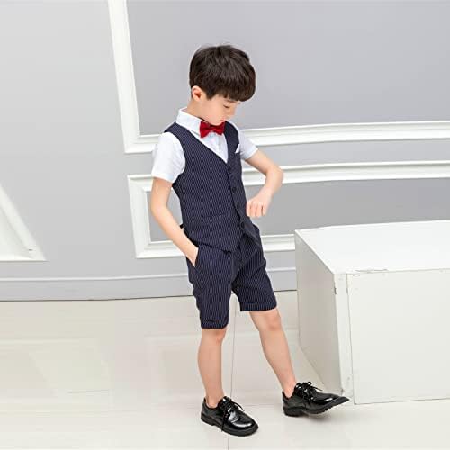 Pofiko Toddler Boy Dress Roupos de vestuário curto