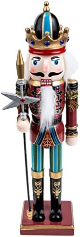 PretyZoom 4pcs favorece as figuras figuras figuras decoração de desktop Nutcracker para a boneca Holdiay King Doll Soldier Ornament Tabletop Collectible Fireplate