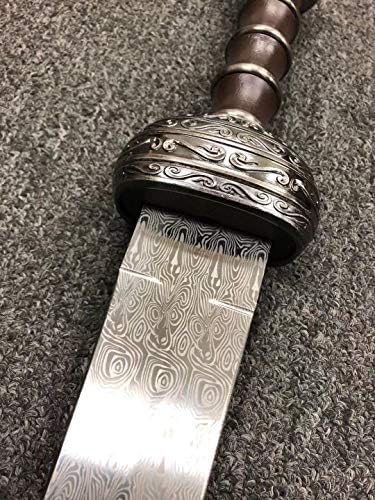 31,5 Aço inoxidável Gladius Roman Sword Dagger bainha com detalhes em metal