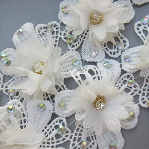 MJYXF 3D FLORES DE CHIFFON LACE TRIM