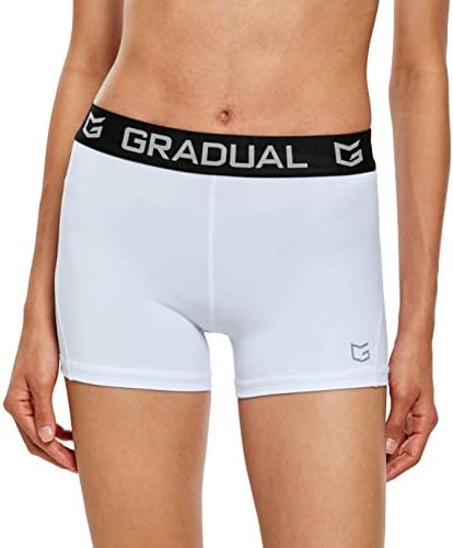 G gradual shorts de vôlei de compressão de spandex femininos 3 /7 Shorts Pro para mulheres