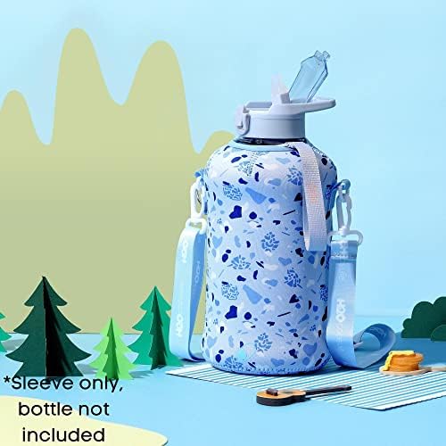 H2O Capsule Water Bottle Solder com alça de ombro - Acessórios para garrafas de água de meio galão - Manga de neoprene