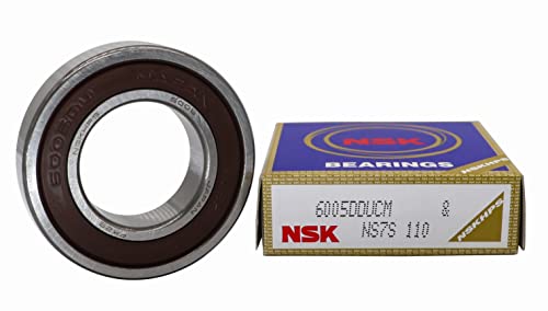 2Pack NSK 6005DDUCM 6005-2Rs Made in Japan 25x47x12mm CAGA DE AÇO PRENSE