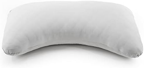 Almofada lateral da rainha da melada - se encaixa nos travesseiros curvados e essência para dormir lateral - tecido de bambu