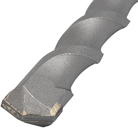 Aexit 22mm Tip Tool Titular de 200 mm de comprimento de aço de aço cromado Bunho de broca de martelo de martelo de martelo: