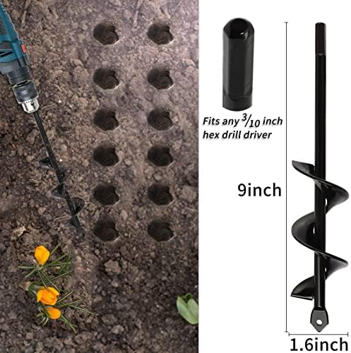 Broca -broca de troca de broca para plantar o comprimento prolongado de broca de hidromassagem para plantar lâmpadas