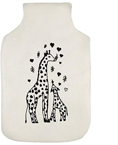 Azeeda 'girafa mãe e bezerro' tampa de garrafa de água quente
