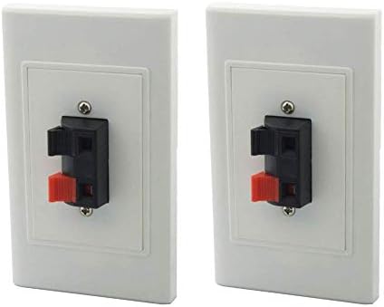 Placas de parede do alto -falante Ushanlin com bloco de terminal para home theater estéreo